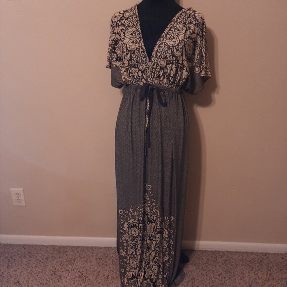 South Main Brown Maxi Dress - Picture 1 of 10